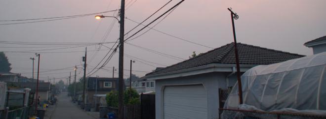 Hazy days: smoke from wildfires can affect urban air quality